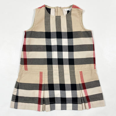 Burberry classic check sleeveless dress 12M/80 1