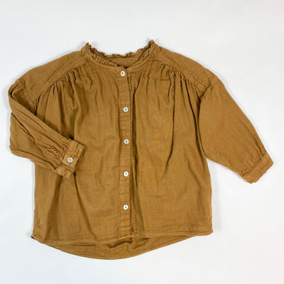 Poudre Organic brown blouse 4Y 1