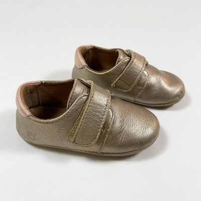 Benjie of Switzerland gold/bronze leather shoes 21 1
