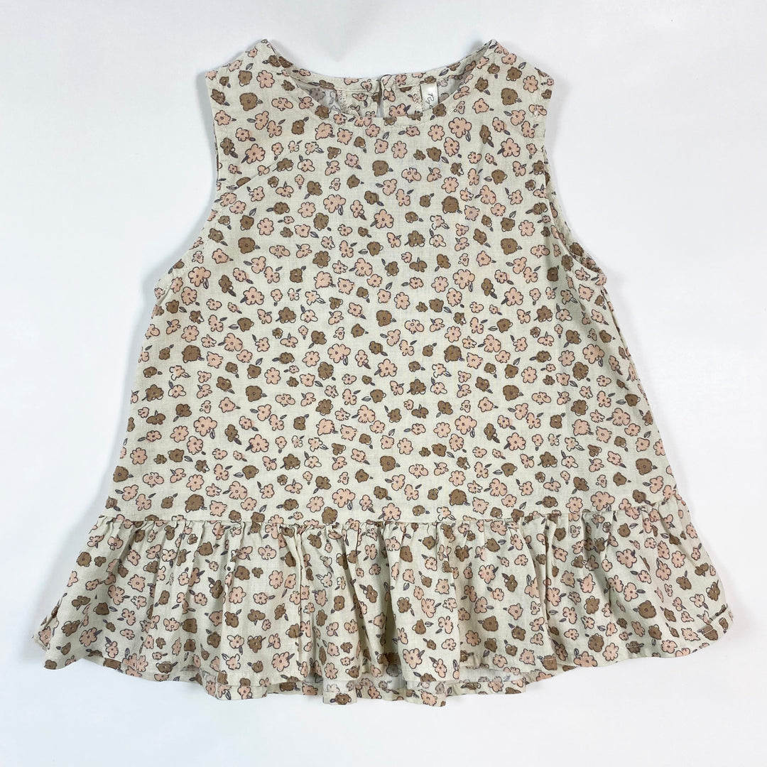 Rylee + Cru floral sleeveless blouse 4-5Y 1