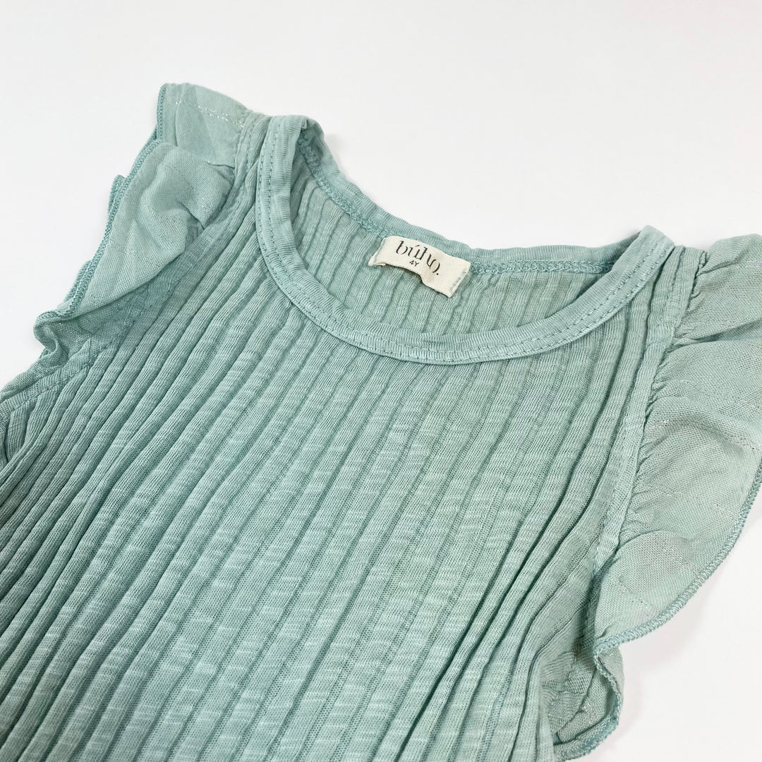 Búho turquoise tank top 4Y 2