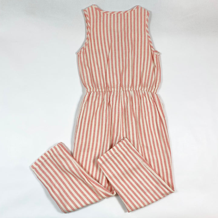 Arsène et les pipelettes pink striped jumpsuit 4Y 3