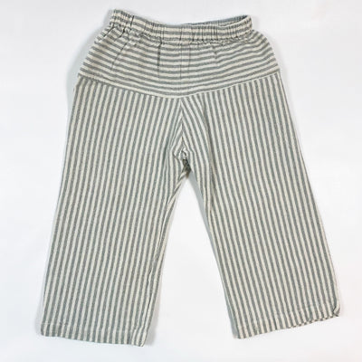 Ketiketa petrol striped cropped pants 4Y 1