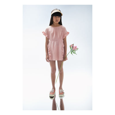 Jellymade pink Delta organic cotton muslin dress  10Y (runs small) 1
