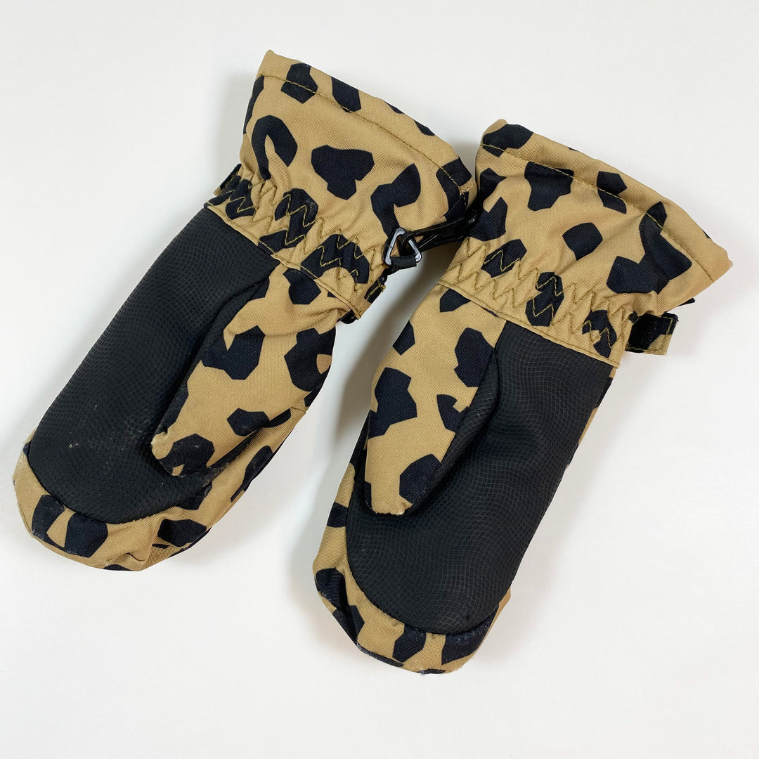 Molo leopard ski mittens 8-9Y 2