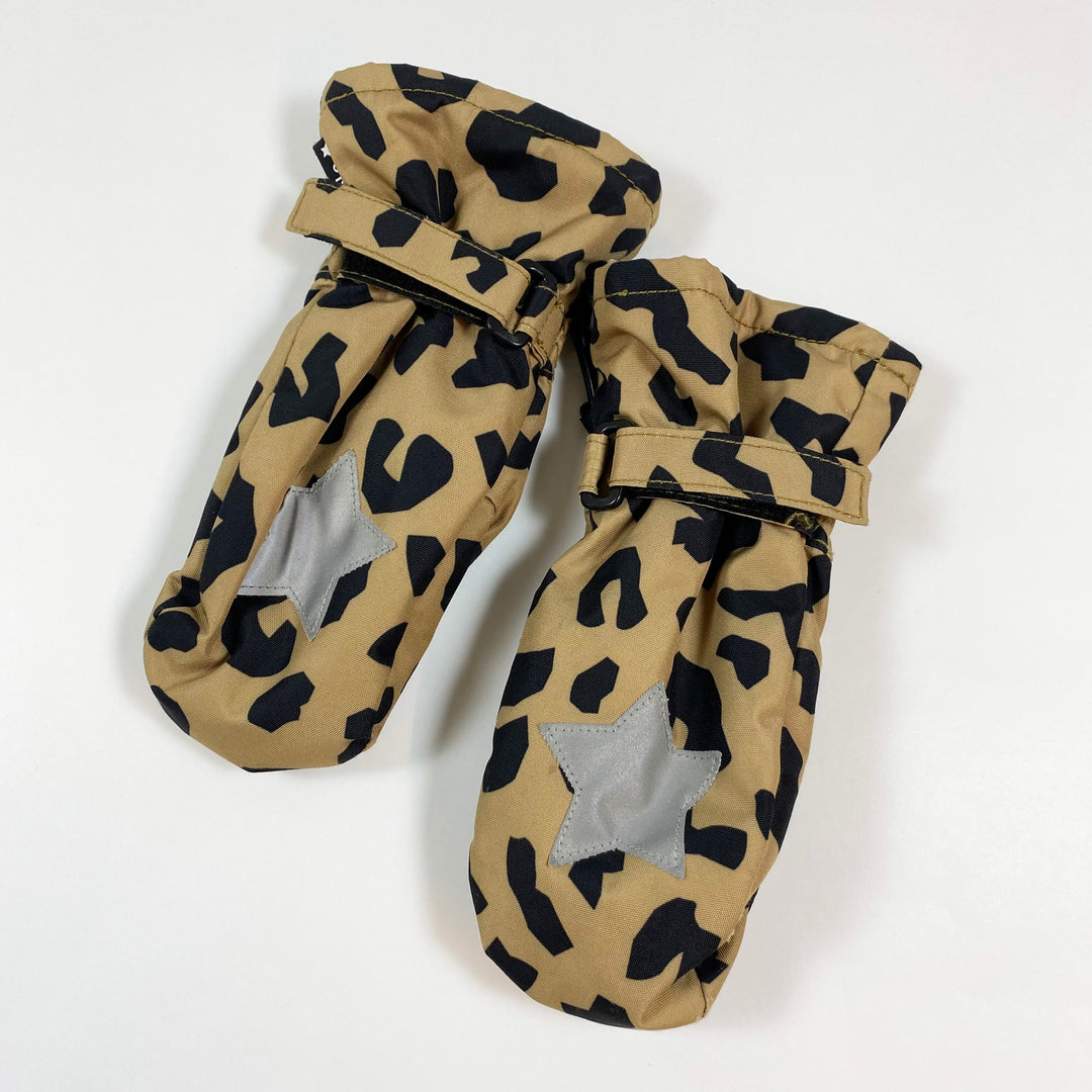 Molo leopard ski mittens 8-9Y 1
