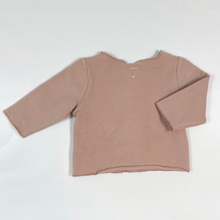 Gray Label dusty pink cardigan 1/3M 2