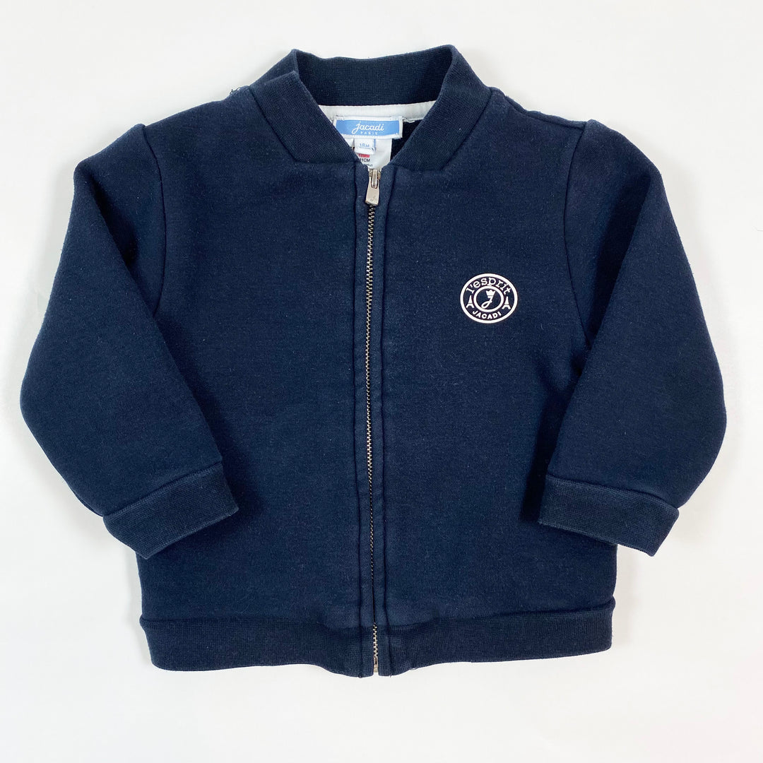 Jacadi navy sweat jacket 18M/81 1