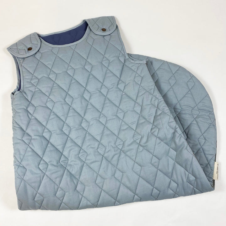 Nobodinoz blue organic cotton quilted sleeping bag Second Season 6-18M 2.2 TOG