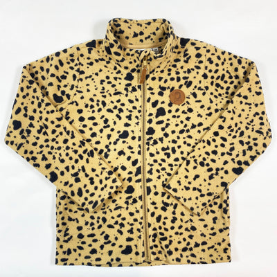 Mini Rodini Leopard pattern fleece zip up jacket 116-122 1