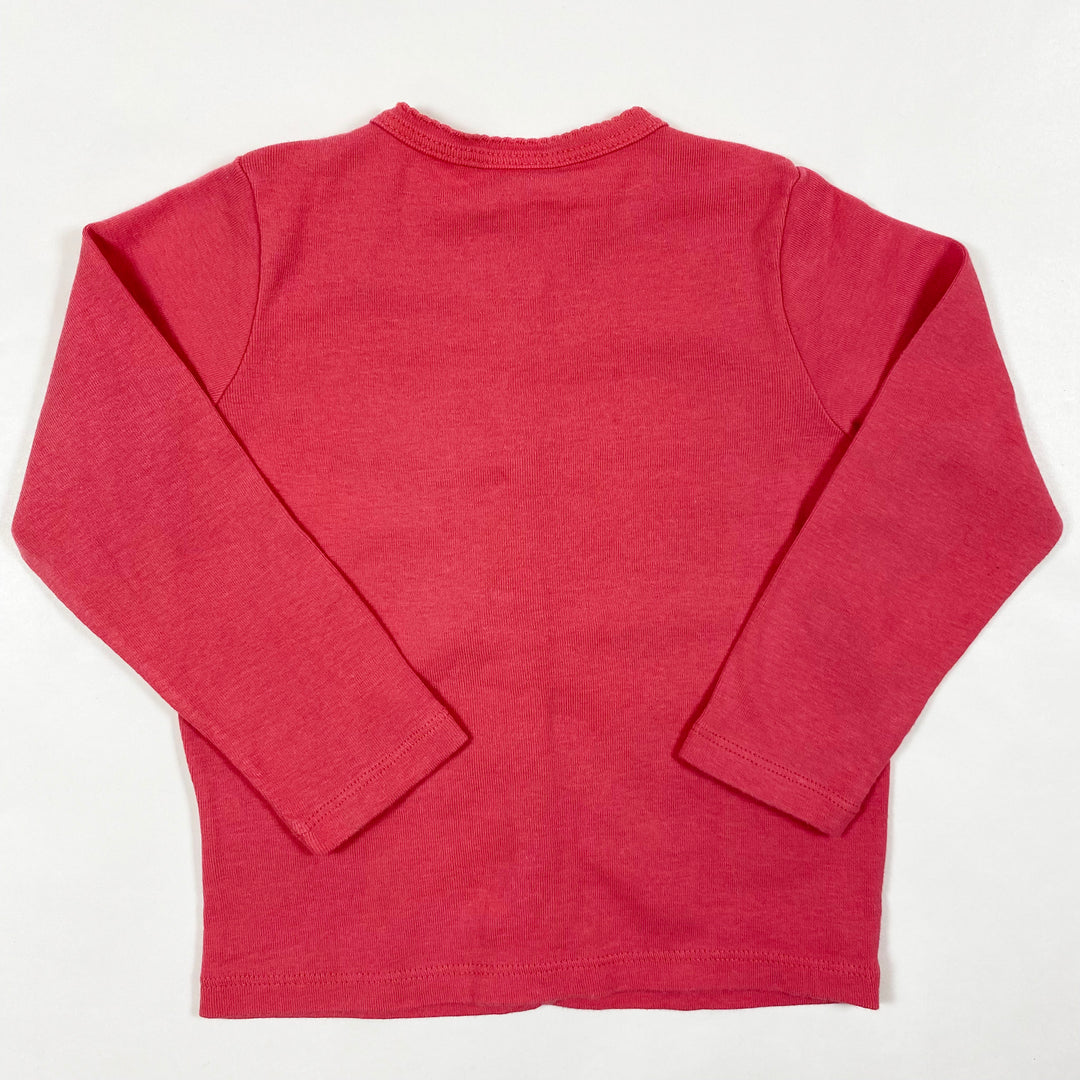 Petit Bateau pink cardigan 24M/86 2