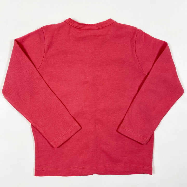 Petit Bateau pink cardigan 24M/86 2