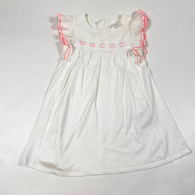 Chloé white pink embroidered dress 18M 1