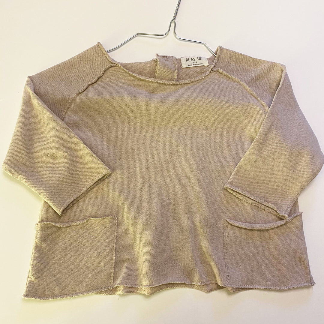 Play Up ecru pullover 12M 1
