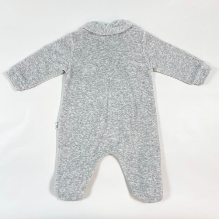 Il Gufo grey sheep velours pyjamas 3M 3