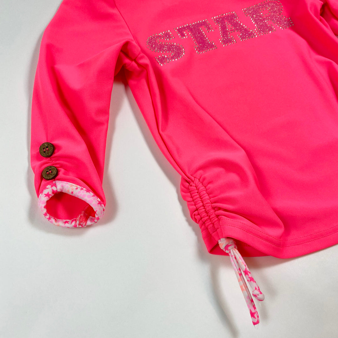 Sunuva neon pink Star rushguard 1-2Y 2
