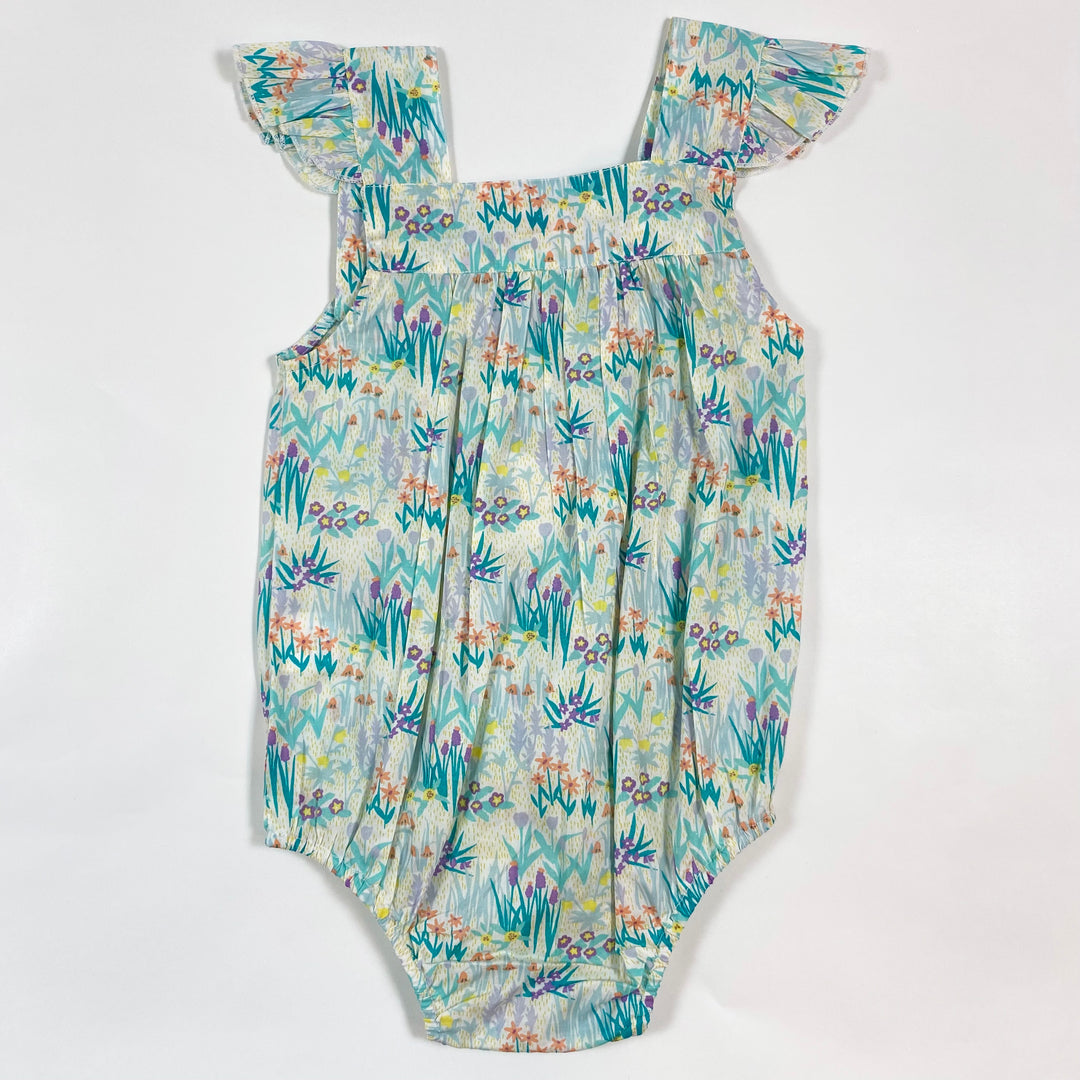 Poupette à la Plage turquoise romper 6M 3