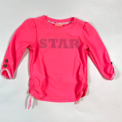 Sunuva neon pink Star rushguard 1-2Y 1