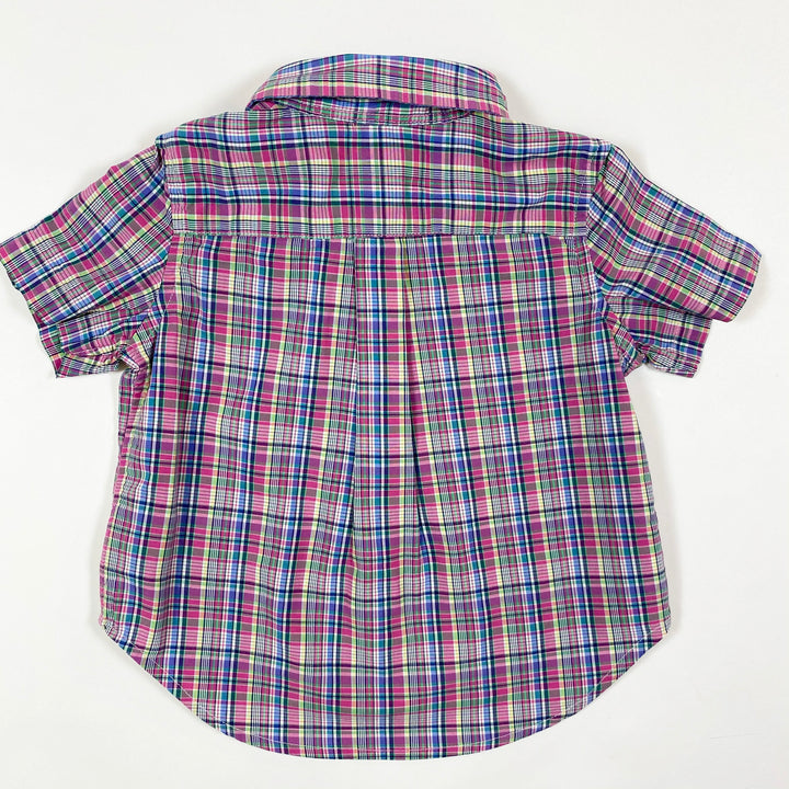 Ralph Lauren kariertes Kurzarm-Shirt 9M