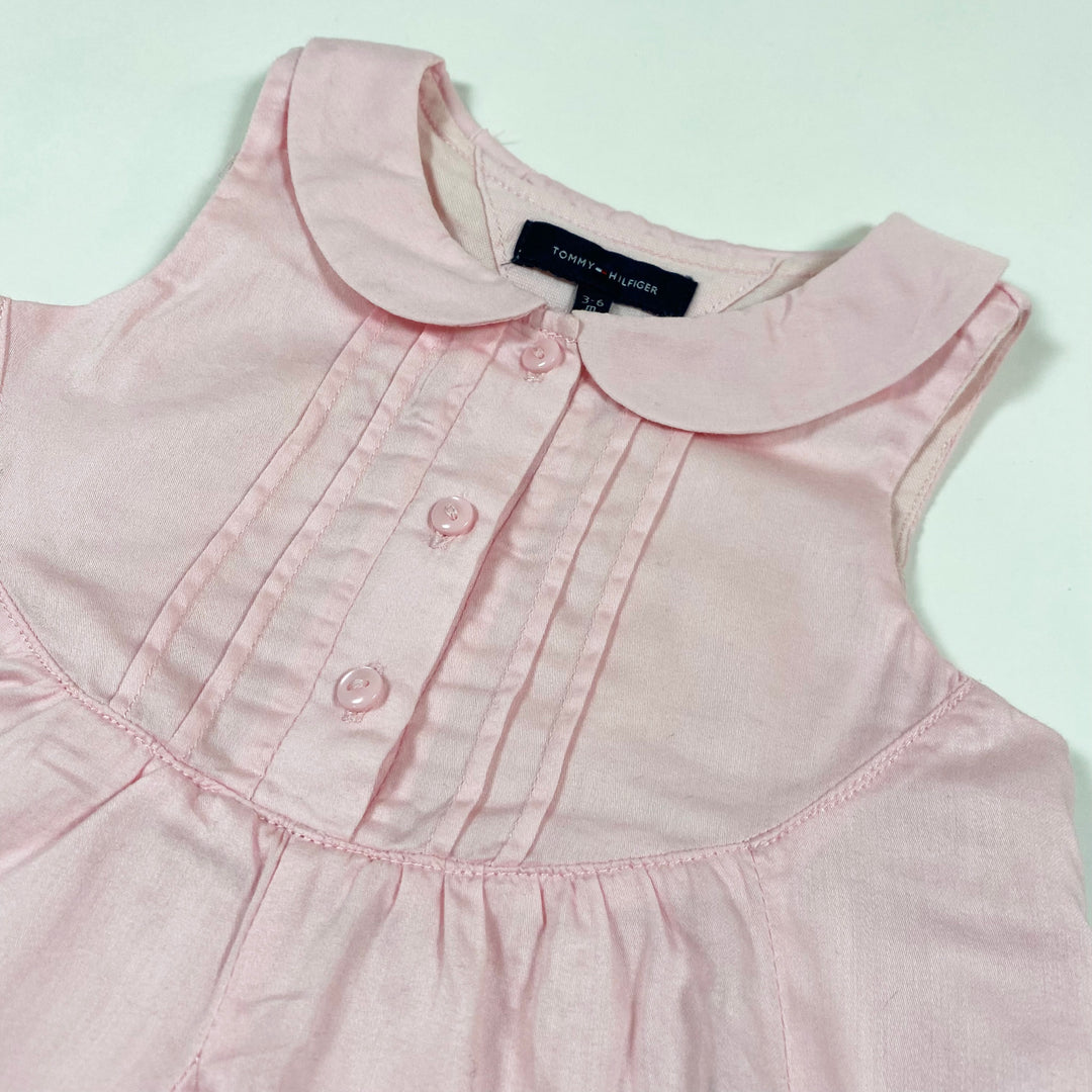 Tommy Hilfiger pink sleeveless dress & bloomers 3-6M 2