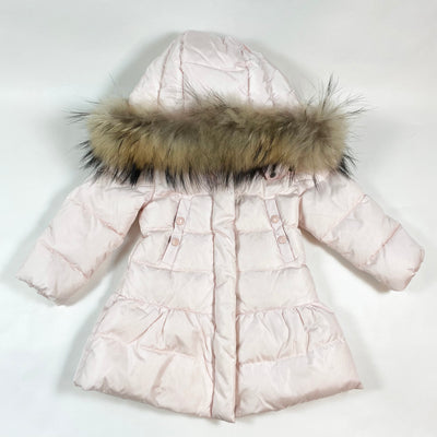 Moncler pink down jacket with hood 12/18M 1