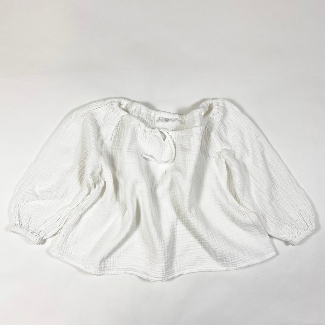 Liilu white oversize muslin blouse 2/4