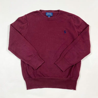 Ralph Lauren bordeaux knit pullover 7Y 1
