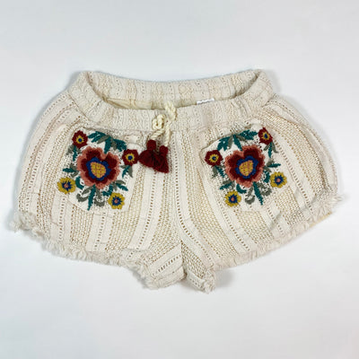 Zara beige embroidered shorts 3-4Y 1