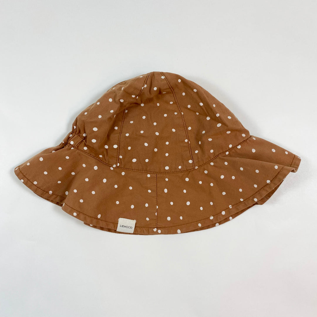 Liewood caramel polkadot sun hat 3-4Y 1