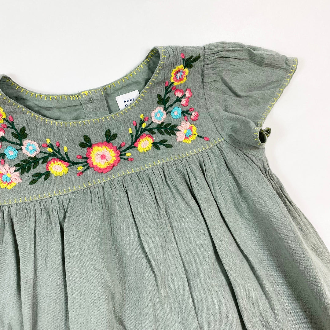 Gap sage embroidered summer dress 4Y 2