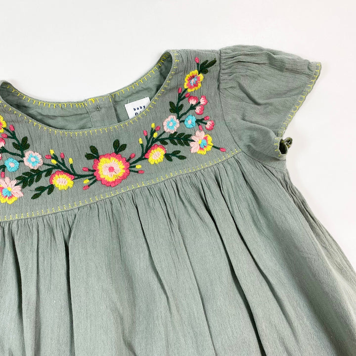 Gap sage embroidered summer dress 4Y 2