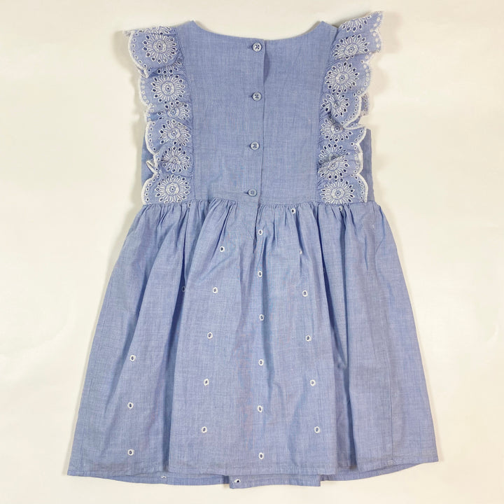 Gap blue embroidered summer dress 4Y 3