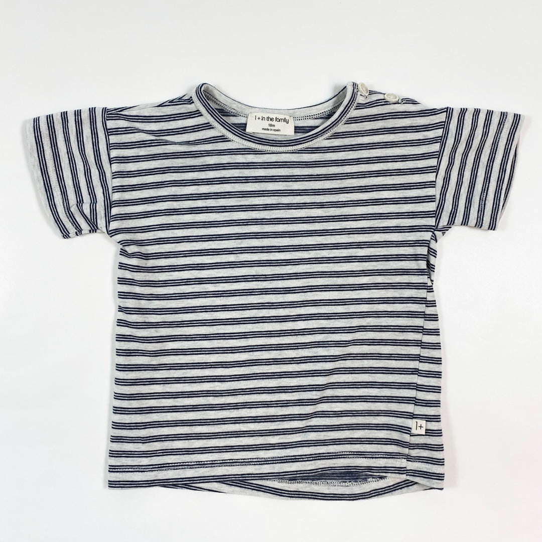 1+ In The Family dark navy Sete t-shirt 18M 1