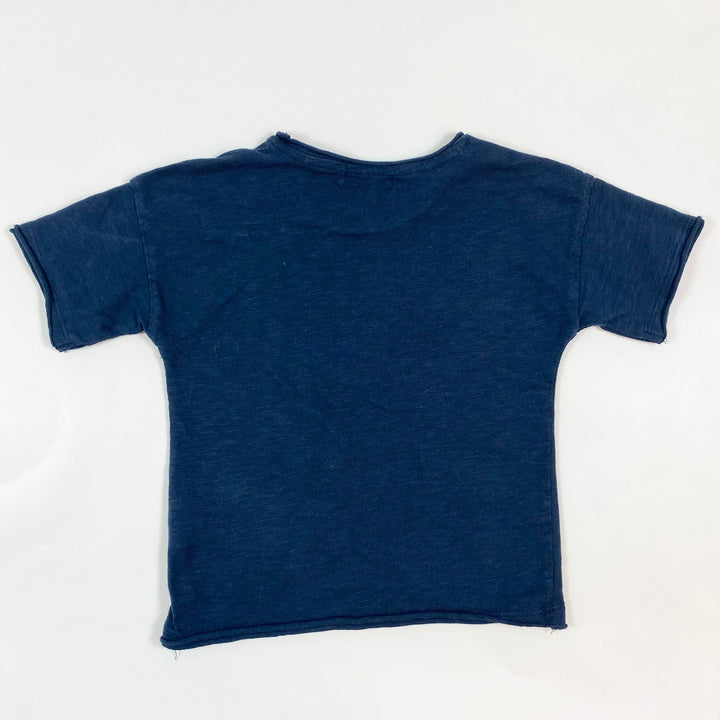 Nixnut dark navy organic cotton t-shirt 92 2