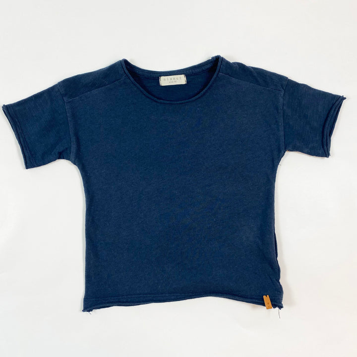 Nixnut dark navy organic cotton t-shirt 92 1