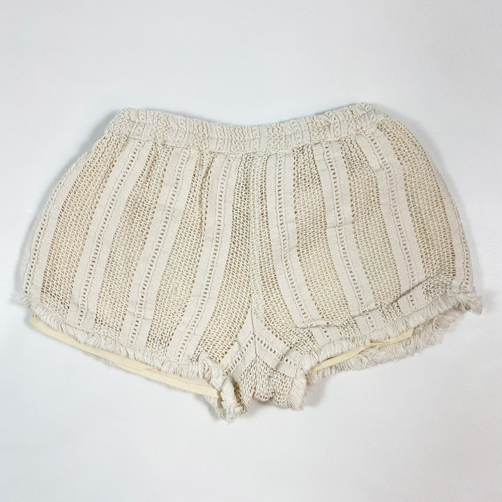 Zara beige embroidered shorts 3-4Y 3