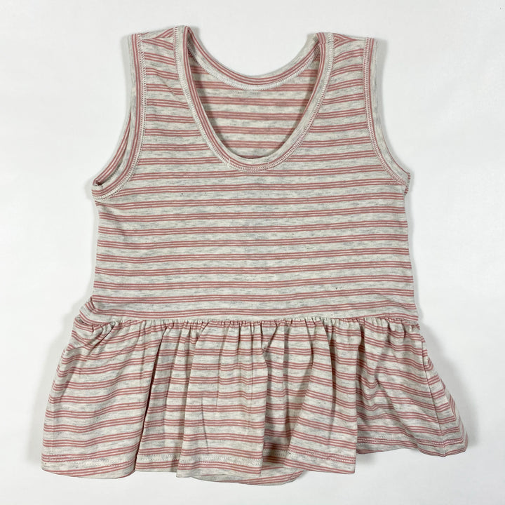 1+ in the Family ceret rose striped body dress Second Season 18M