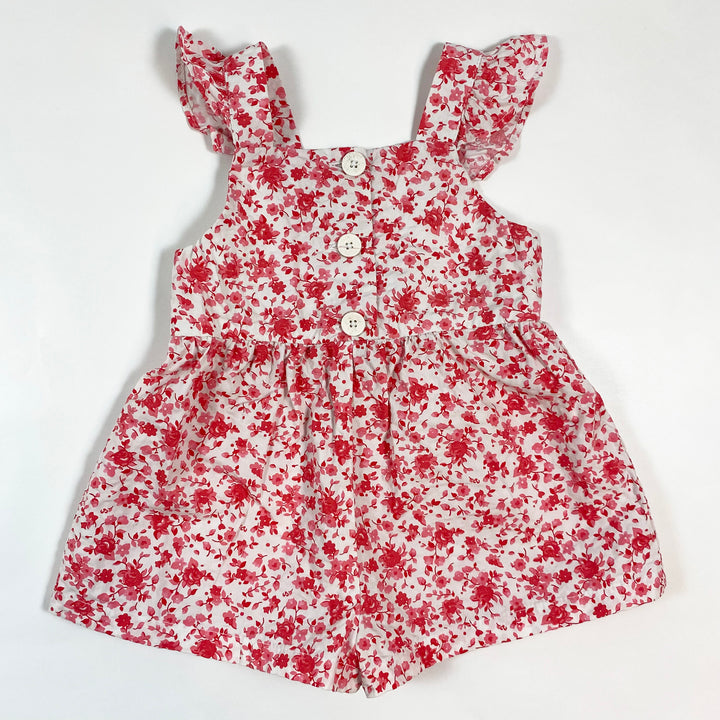 Zara pink floral romper 9-12M/80 1