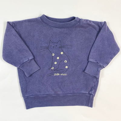 Bobo Choses blue cat print sweatshirt 18-24M/86 1