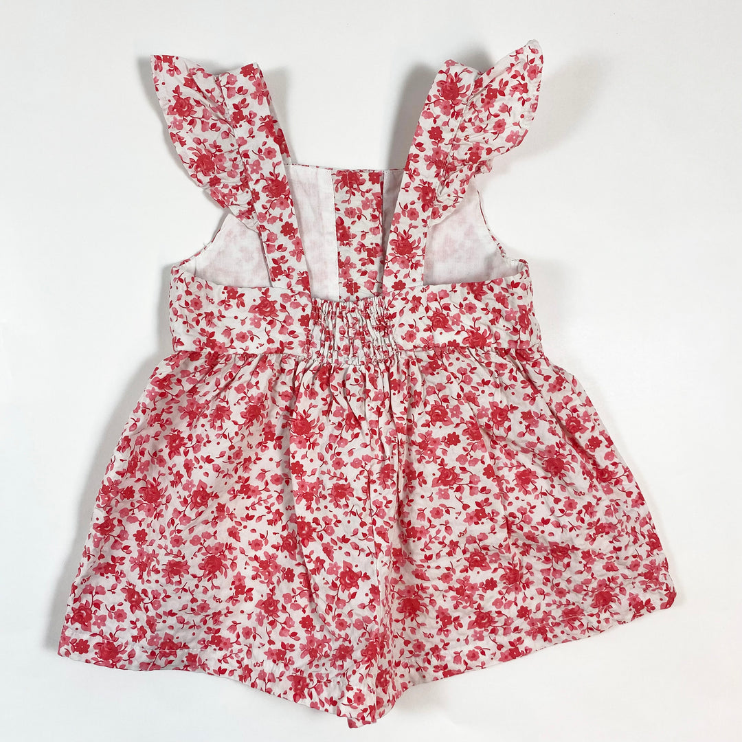 Zara pink floral romper 9-12M/80 2