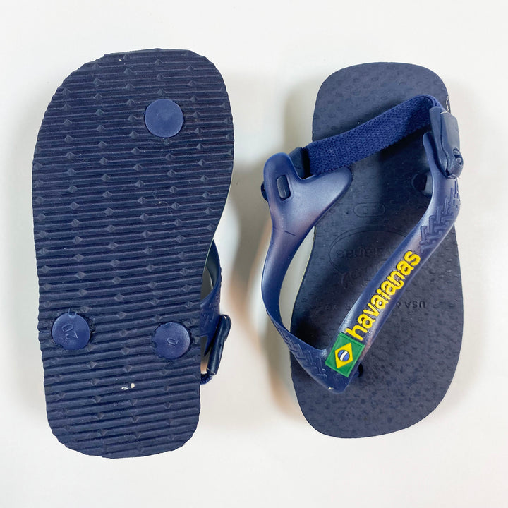 Havaianas navy baby flip flops 20 2