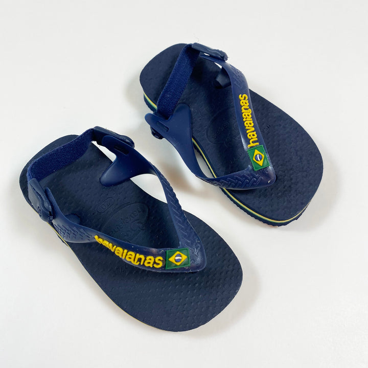 Havaianas navy baby flip flops 20 1