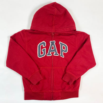Gap red classic logo zip hoodie 6-7Y/120 1