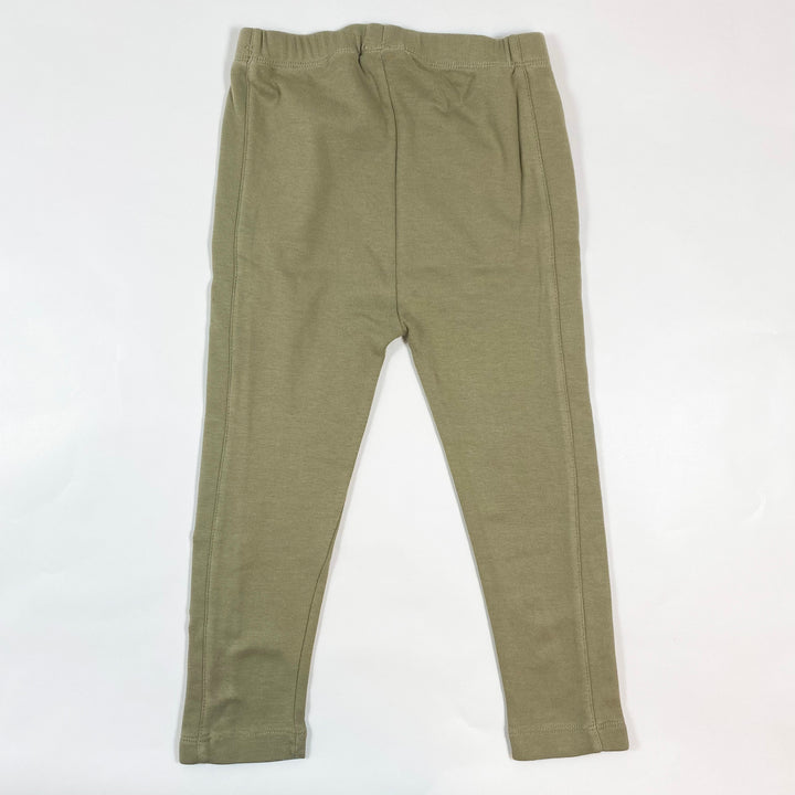 Lunilou covert green organic leggings 110/116 2
