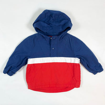 Gap blue/red colour block transition jacket 6-12M/69-74 1