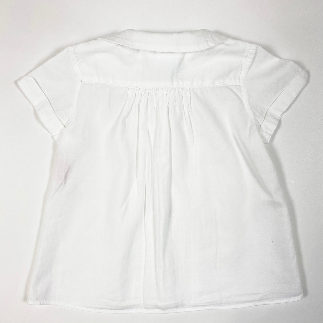 Ralph Lauren white short-sleeved blouse 9M