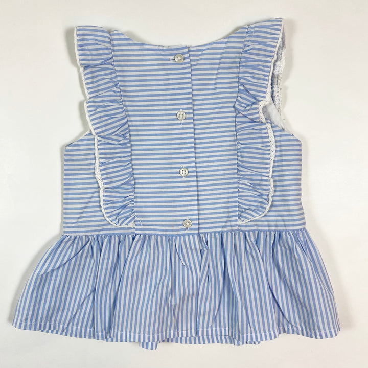 Mayoral light blue stripe blouse 18M/81 2