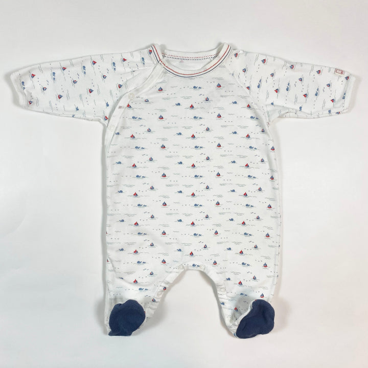 Petit Bateau boat print pyjamas 1M/54 1