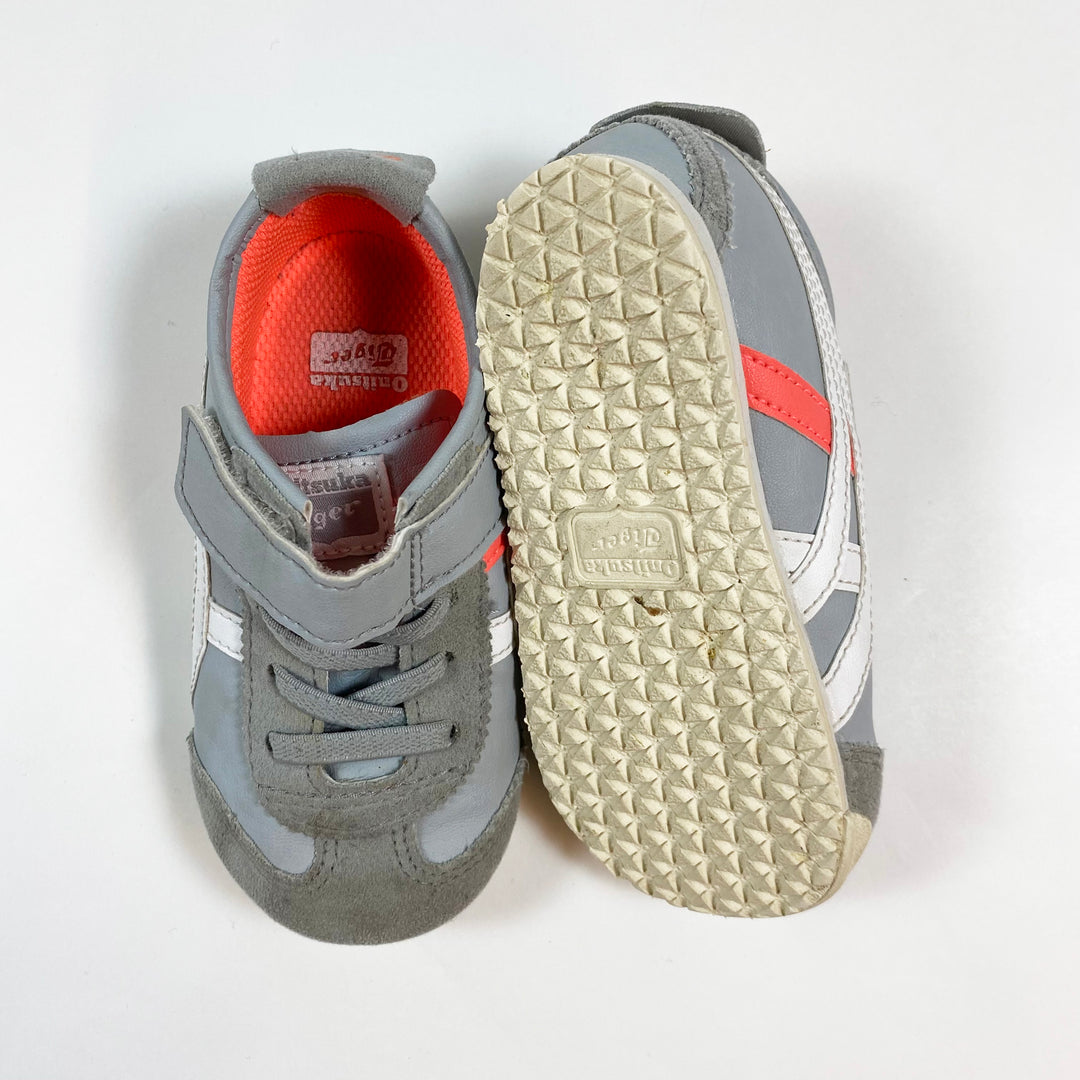 Onitsuka Tiger grey neon detail sneakers 23.5 3