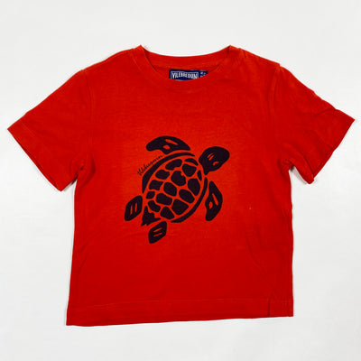 Vilebrequin red turtle T-shirt 2Y 1